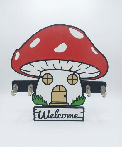 Mantar Anahtarlık Askısı